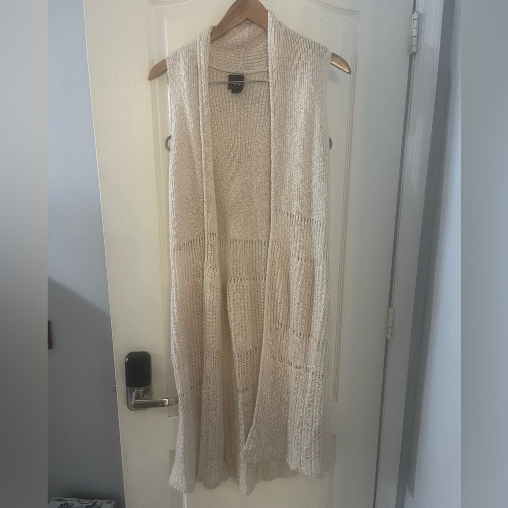 Daytrip Cream Open-Front‎ Cardigan